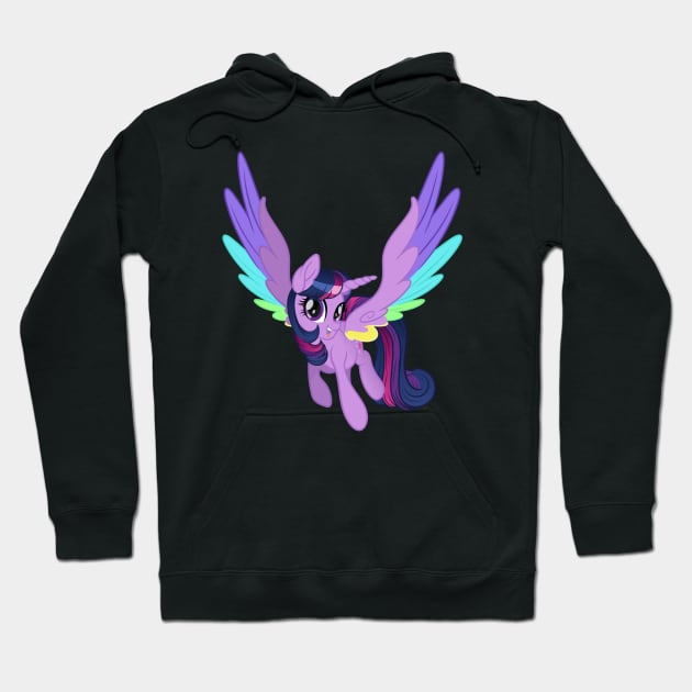 My Little Pony Rainbow Wings Twilight Sparkle Hoodie by SketchedCrow